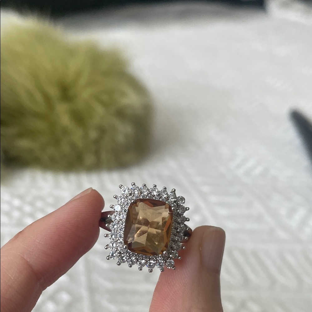 Sterling Silver large cocktail Women's Ring - Picture 13 of 17